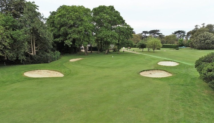 Aerial view of green at Osborne Golf Club, East Cowes, Things to Do