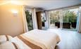 Master bedroom at Woodland Cottage, Fort Victoria Cottages, Yarmouth, Isle of Wight, Self catering