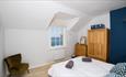 Master bedroom at Spinnakers, Fort Victoria Cottages, Yarmouth, Isle of Wight, self catering