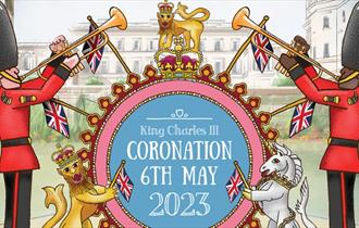 Coronation Screening poster for Osborne, celebration, history, event, Isle of Wight