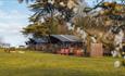 Safari tents at Tapnell Farm, glamping, self catering, Isle of Wight