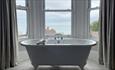 Isle of Wight, Accommodation, Self Catering, The Flat at Seagrove, Seaview, Bay Window Bath Tub