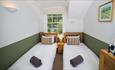 Twin bedroom at Spinnakers, Fort Victoria Cottages, Yarmouth, Isle of Wight, self catering