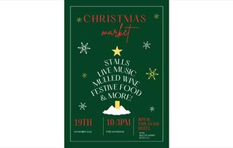 Isle of Wight, Things to do, Christmas Market, Ryde, Festive poster