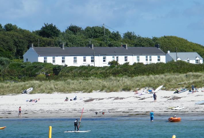 View from sea of whole