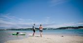 Paddleboard at low tide