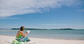 Drawing on the beach