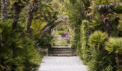 The Abbey Arch in Tresco Abbey Garden