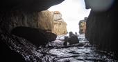 Kernow Coasteering cave swimm