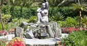 Gaia sculpture in Tresco Abbey Garden