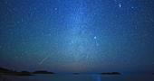 shooting star over Eastern Isles