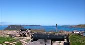 Views of canons and Tresco