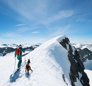 Skifahren und skiausflug