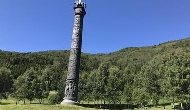 The Saga Column - Elveseter. Photo: Mari Arnøygard Wedum