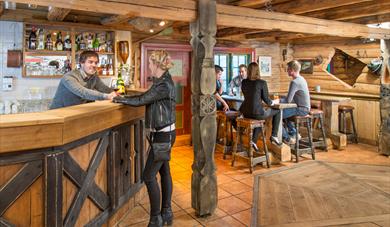 Pub at Nordal Tourist Center in Lom, Jotunheimen
