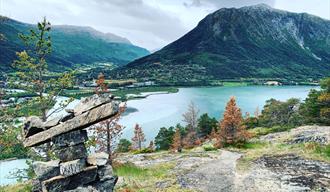 Tronoberget from Lom Centrum