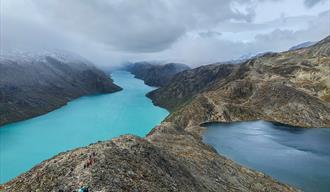 The Besseggen Ridge in Jotunheimen