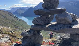 Turtips: Surtningssue (2386 m.o.h.) frå Memurubu