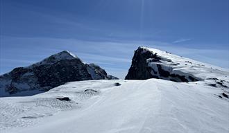 Topptur på ski: Vesle Galdhøpiggen (2369 m.o.h.) - frå Juvasshytta