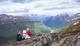 Lomseggen - the "local mountain" in Lom National Park Village