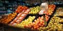 Fruit and vegetables at Coop Extra.