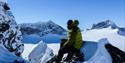 Hiking in Jotunheimen in the spring.