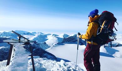 Topptur på ski: Galdhøpiggen (2469 m.o.h.) - frå Spiterstulen