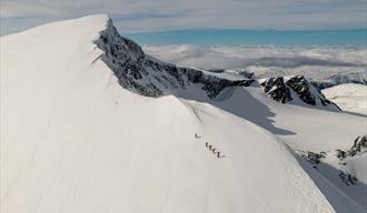 Topptur på ski: Glittertinden (2452 m.o.h.)