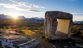Mefjellet - Die Steinskulptur auf Sognefjellet