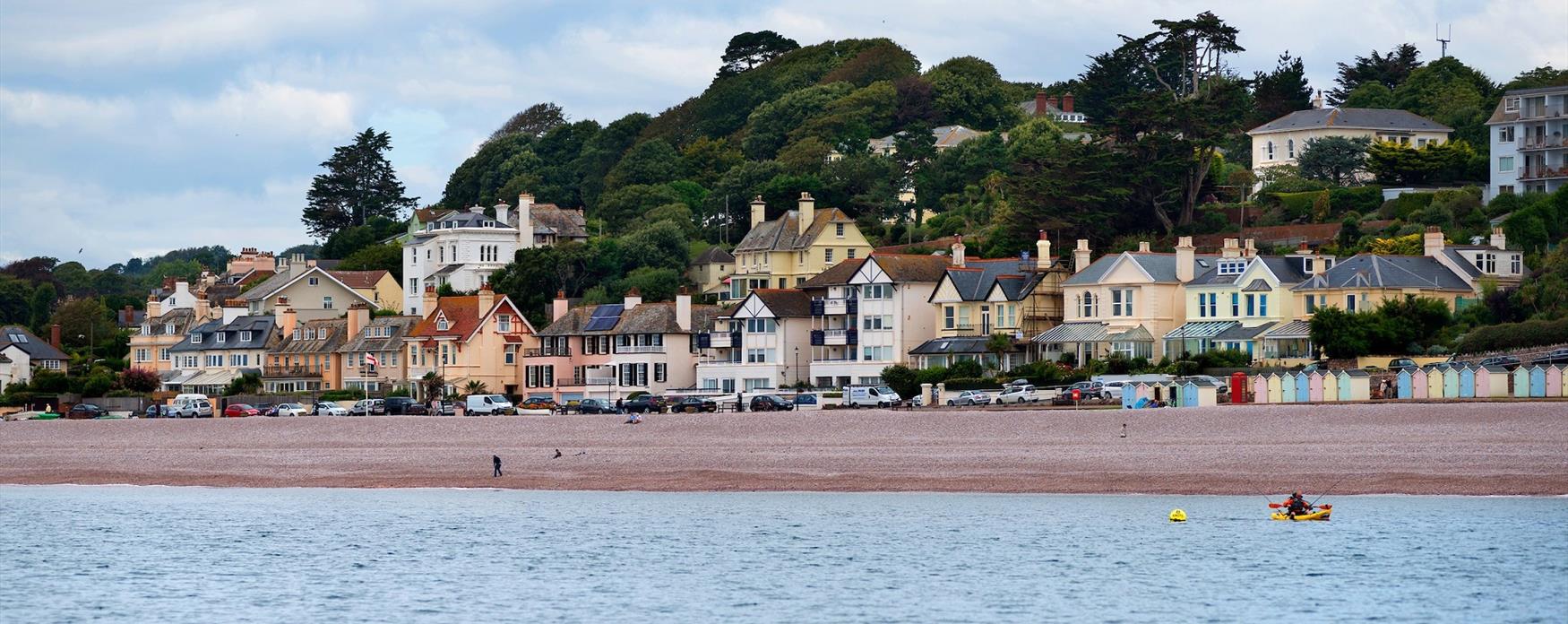 Budleigh Salterton from the sea