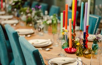 Picture of a decorated feast table
