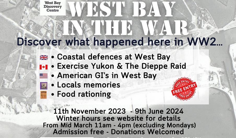 Image featuring West Bay at War exhibition