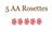 5 AA Rosettes