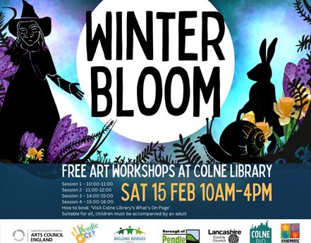 WinterBloom Light Festival to illuminate Colne with Dazzling Displays, Illuminated Parade and a Glowing Light Projection