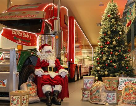 Festive Fun, American Diner treats and two magical ways to visit Santa at Billy Bob's Myerscough!