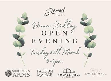Holmes Mill Wedding Open Evening