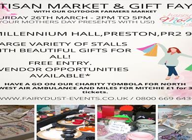 Artisan And Gift Fayre @ Millennium Hall (with outdoor Farmers Market)