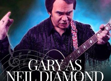Gary as Neil Diamond Live at Mytton Fold