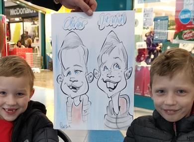 FREE Caricatures by local artist