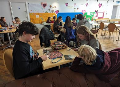 Family Board Game Day at Horse + Bamboo