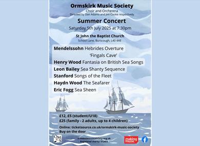 Ormskirk Music Society Summer Concert