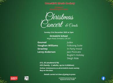 Ormskirk Music Society Christmas Concert