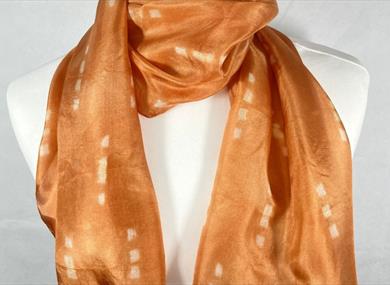 Festive Crafts: Silk Scarf and Tote Bag Decorating