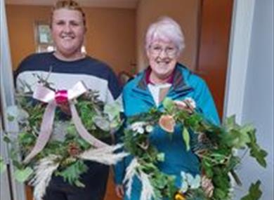 Christmas Wreath Making Workshop with Afternoon Tea