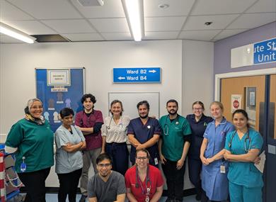Blackburn Frailty Team Three Yorkshire Peaks Challenge.