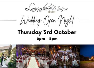 Wedding Open Night at Lancashire Manor Hotel