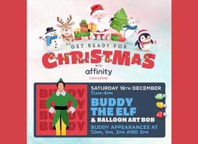 Meet Buddy the Elf with Balloon Art Bob