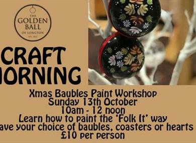 Christmas Bauble Painting Workshop