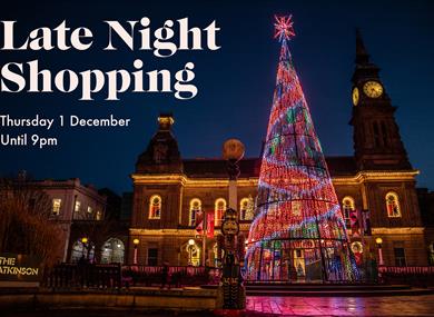 Late night shopping at The Atkinson