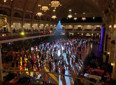 Dancing in Empress Ballroom from World Dance Masters